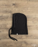 Merz b. Schwanen HDSC01SK Merino-Silk-Cashmere Unisex Hooded Scarf - Deep Black