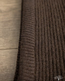 Merz b. Schwanen HDSC01SK Merino-Silk-Cashmere Unisex Hooded Scarf - Espresso