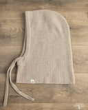 Merz b. Schwanen HDSC01SK Merino-Silk-Cashmere Unisex Hooded Scarf - Faded Grain