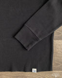 Merz b. Schwanen HENLEY01TH Long-Sleeve Thermal Henley - Deep Black