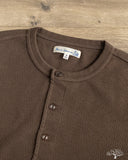 Merz b. Schwanen HENLEY01TH Long-Sleeve Thermal Henley - Espresso