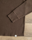 Merz b. Schwanen HENLEY01TH Long-Sleeve Thermal Henley - Espresso
