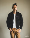 Merz b. Schwanen JKT07 Zipped Twill Jacket - Deep Black