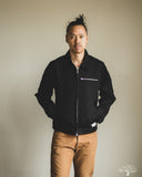 Merz b. Schwanen JKT07 Zipped Twill Jacket - Deep Black