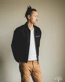 Merz b. Schwanen JKT07 Zipped Twill Jacket - Deep Black