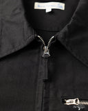 Merz b. Schwanen JKT07 Zipped Twill Jacket - Deep Black