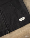 Merz b. Schwanen JKT07 Zipped Twill Jacket - Deep Black