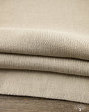 Merz b. Schwanen KNITPOLO02 Cotton Short-Sleeve Knit Polo - Sand