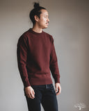 Merz b. Schwanen LOCC01 Merino Wool-Cashmere Crew Pullover - Bark Brown