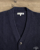 Merz b. Schwanen LOCG02 Merino-Cashmere Cardigan - Dark Navy