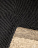 Merz b. Schwanen LOCG02 Merino-Cashmere Cardigan - Deep Black