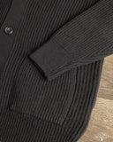 Merz b. Schwanen LOCG02 Merino-Cashmere Cardigan - Deep Black