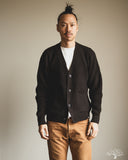 Merz b. Schwanen LOCG02 Merino-Cashmere Cardigan - Espresso