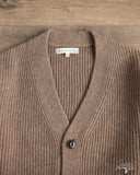 Merz b. Schwanen LOCG02 Merino Wool-Cashmere Cardigan - Grain