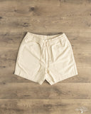 Merz b. Schwanen MALIBU01T 5" Lightweight Cotton Twill Shorts - Chalk