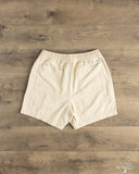 Merz b. Schwanen MALIBU01T 5" Lightweight Cotton Twill Shorts - Chalk