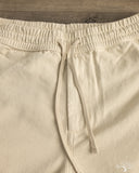 Merz b. Schwanen MALIBU01T 5" Lightweight Cotton Twill Shorts - Chalk