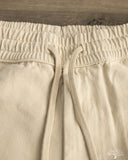 Merz b. Schwanen MALIBU01T 5" Lightweight Cotton Twill Shorts - Chalk