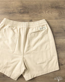 Merz b. Schwanen MALIBU01T 5" Lightweight Cotton Twill Shorts - Chalk