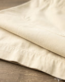 Merz b. Schwanen MALIBU01T 5" Lightweight Cotton Twill Shorts - Chalk