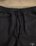 Merz b. Schwanen MALIBU01T 5" Lightweight Cotton Twill Shorts - Deep Black