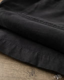 Merz b. Schwanen MALIBU01T 5" Lightweight Cotton Twill Shorts - Deep Black