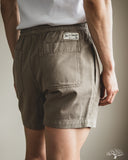 Merz b. Schwanen MALIBU01T 5" Lightweight Cotton Twill Shorts - Vintage Army