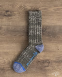 Merz b. Schwanen MW72 Extra Fine Merino Wool Socks - Army / Nature