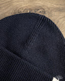 Merz b. Schwanen MWBN05 Merino Wool Ribbed Watch Cap - Dark Navy
