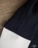 MWZP04 Merino Wool Ribbed Half-Zip Pullover - Dark Navy - 8|XXL (Seconds)