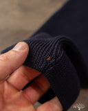 MWZP04 Merino Wool Ribbed Half-Zip Pullover - Dark Navy - 8|XXL (Seconds)