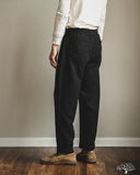 Merz b. Schwanen PANTS05LI Linen Drawstring Pants - Deep Black