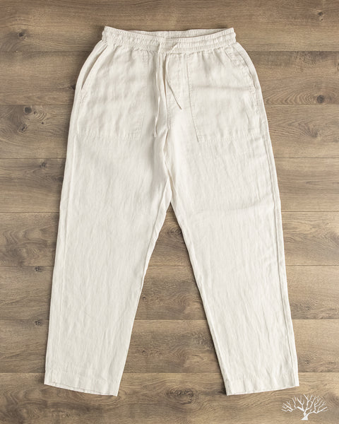 poetコットンリネンティンキングパンツ p0335 ホワイト merz-b-schwanen-pants05li-