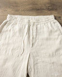 Merz b. Schwanen PANTS05LI Linen Drawstring Pants - Light Stone