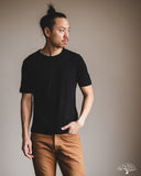 Merz b. Schwanen PIMATEE01 Organic Pima Cotton T-Shirt - Deep Black