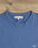 Merz b. Schwanen PIMATEE01 Organic Pima Cotton T-Shirt - Indigo Mid-Wash