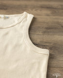 Merz b. Schwanen RIBTANK01 Ribbed Tank Top - Nature