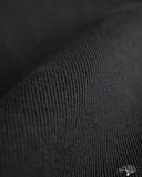 RIBTANK01 Ribbed Tank Top - Deep Black