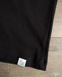 Merz b. Schwanen RIBTANK01 Ribbed Tank Top - Deep Black