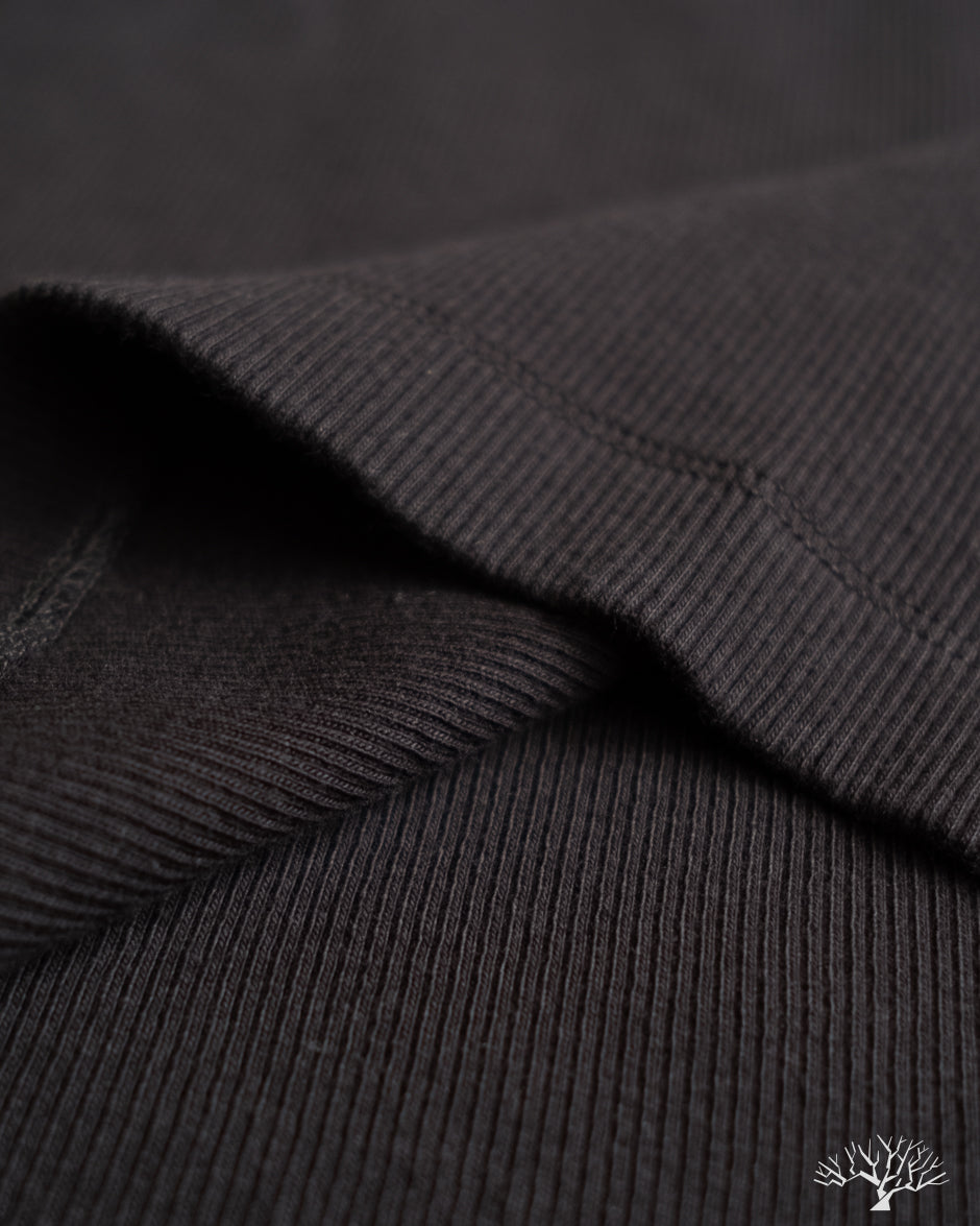 Merz b. Schwanen RIBTANK01 Ribbed Tank Top - Deep Black