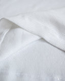 Merz b. Schwanen RIBTANK01 Ribbed Tank Top - White