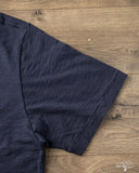 Merz b. Schwanen SCT04 Slub Pima Cotton Tee - Deep Blue