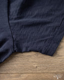 Merz b. Schwanen SCT04 Slub Pima Cotton Tee - Deep Blue