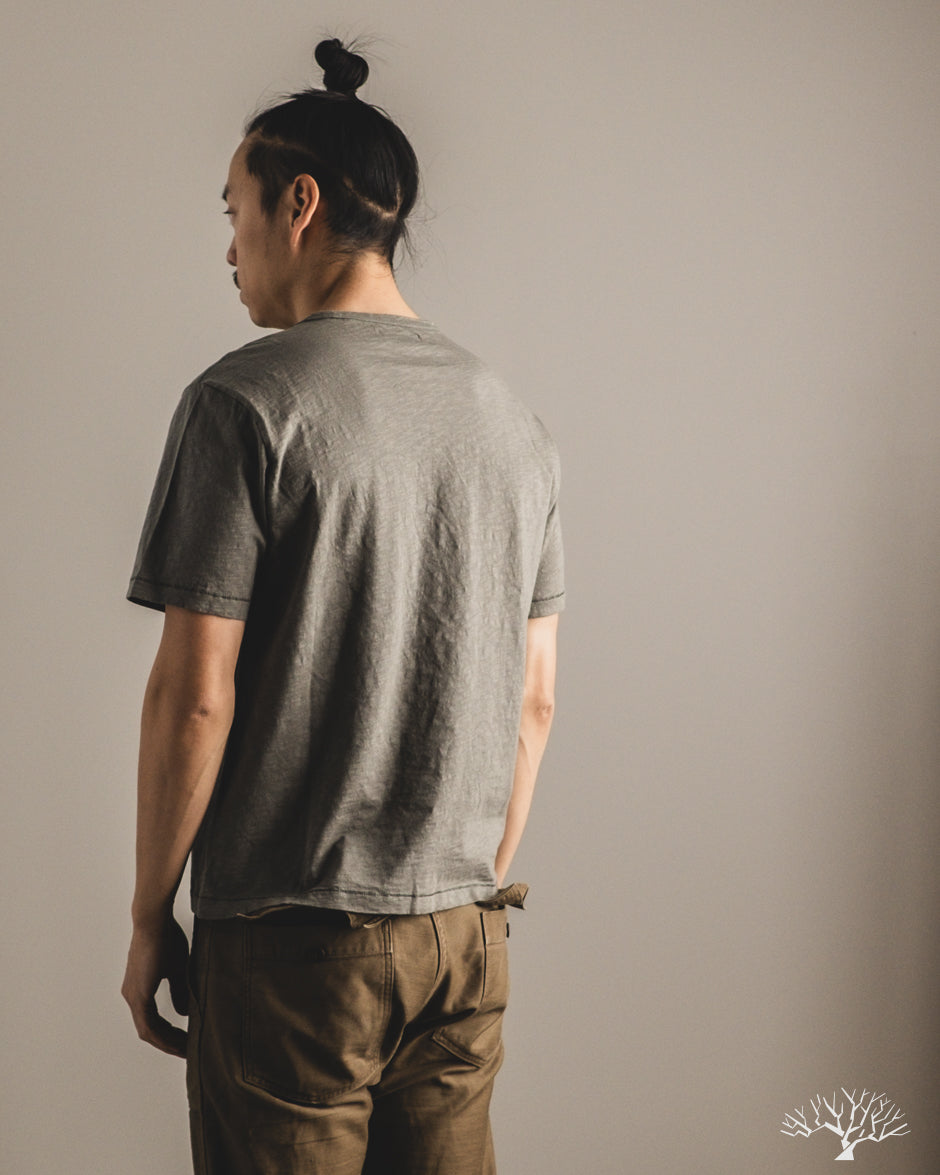orSlow SCT04 Slub Pima Cotton Tee - Vintage Army