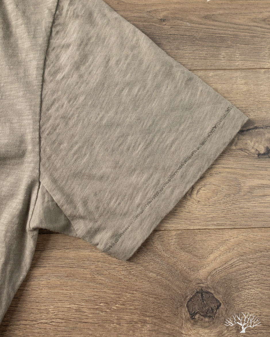 orSlow SCT04 Slub Pima Cotton Tee - Vintage Army