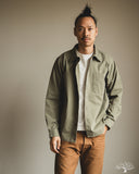 Merz b. Schwanen SHIRT01HB - Herringbone Long-Sleeve Shirt - Army