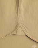 Merz b. Schwanen SHIRT01HB - Herringbone Long-Sleeve Shirt - Dusted Khaki