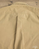 Merz b. Schwanen SHIRT01HB - Herringbone Long-Sleeve Shirt - Dusted Khaki