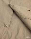 Merz b. Schwanen SHIRT09LP Lightweight Cotton Poplin Short-Sleeve Shirt - Faded Grain
