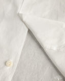 Merz b. Schwanen SHIRT09LP Lightweight Cotton Poplin Short-Sleeve Shirt - White